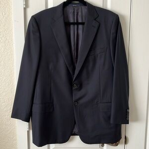 Ermenegildo Zegna The Iconic Vintage Midnight Navy
Wool Suit Jacket